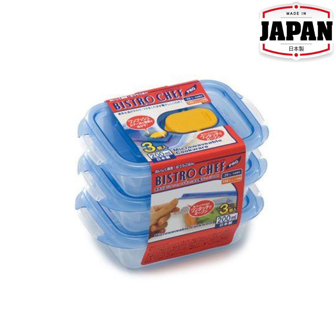 YAMADA BISTRO CHEF 食物盒 200ML 3個裝（日本製） 